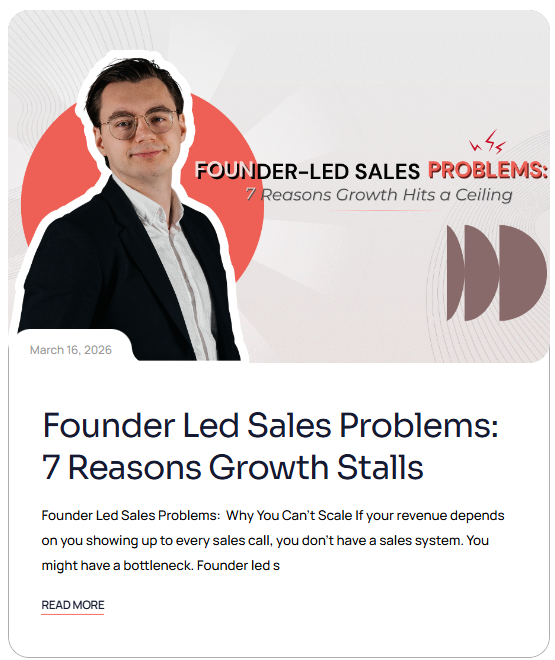 Founder-led Sales Problems